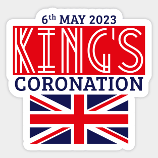 King’s Coronation, 6th May 2023 (Red) Sticker